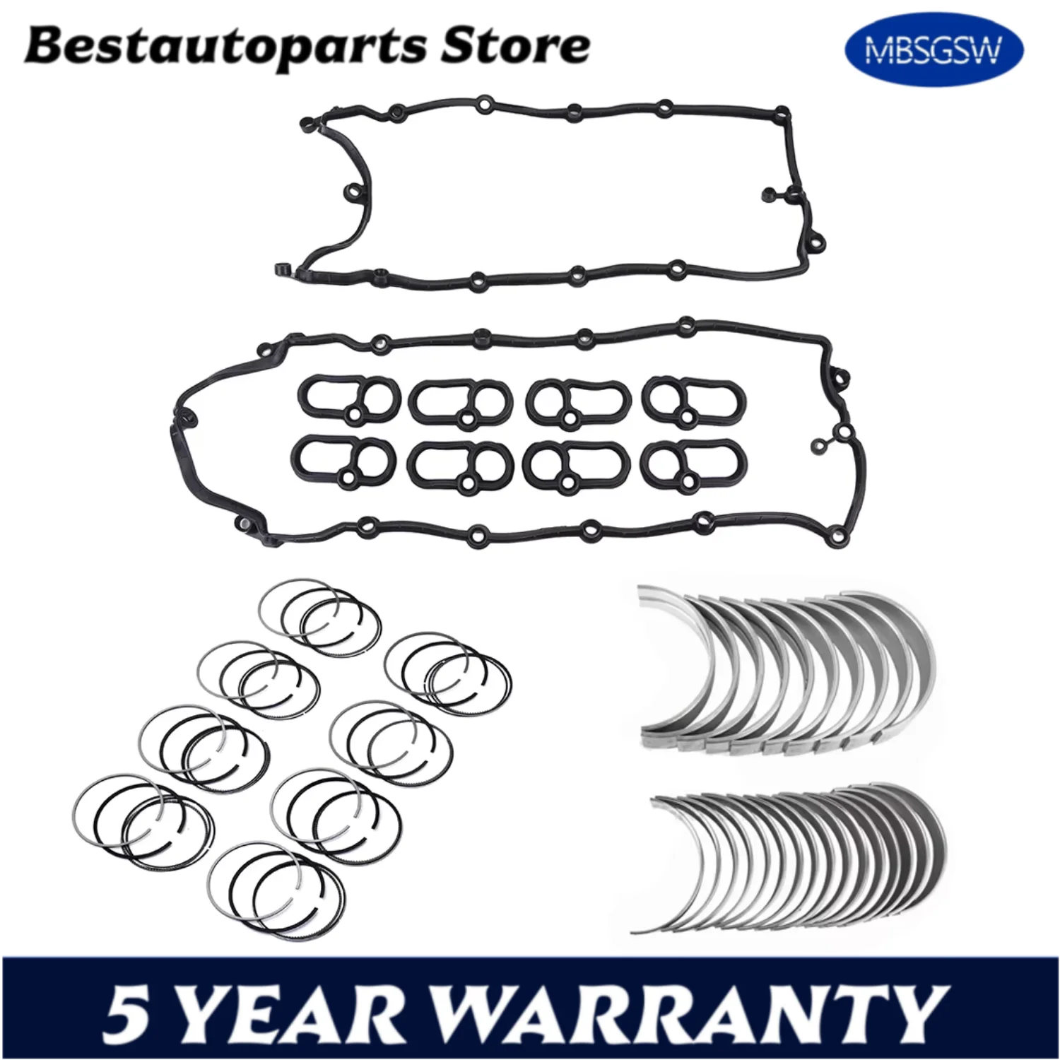 АВТО ДЕТАЛИ ДВИГАТЕЛЯ Прокладка крышки клапана Комплект поршневых колец подшипника двигателя для Land Rover Jaguar 5.0L V8 508PS AJ133 508PN 2009-2024
АВТО ДЕТАЛИ ДВИГАТЕЛЯ Прокладка крышки клапана Комплект поршневых колец подшипника двигателя для Land Rover Jaguar 5.0L V8 508PS AJ133 508PN 2009-2024