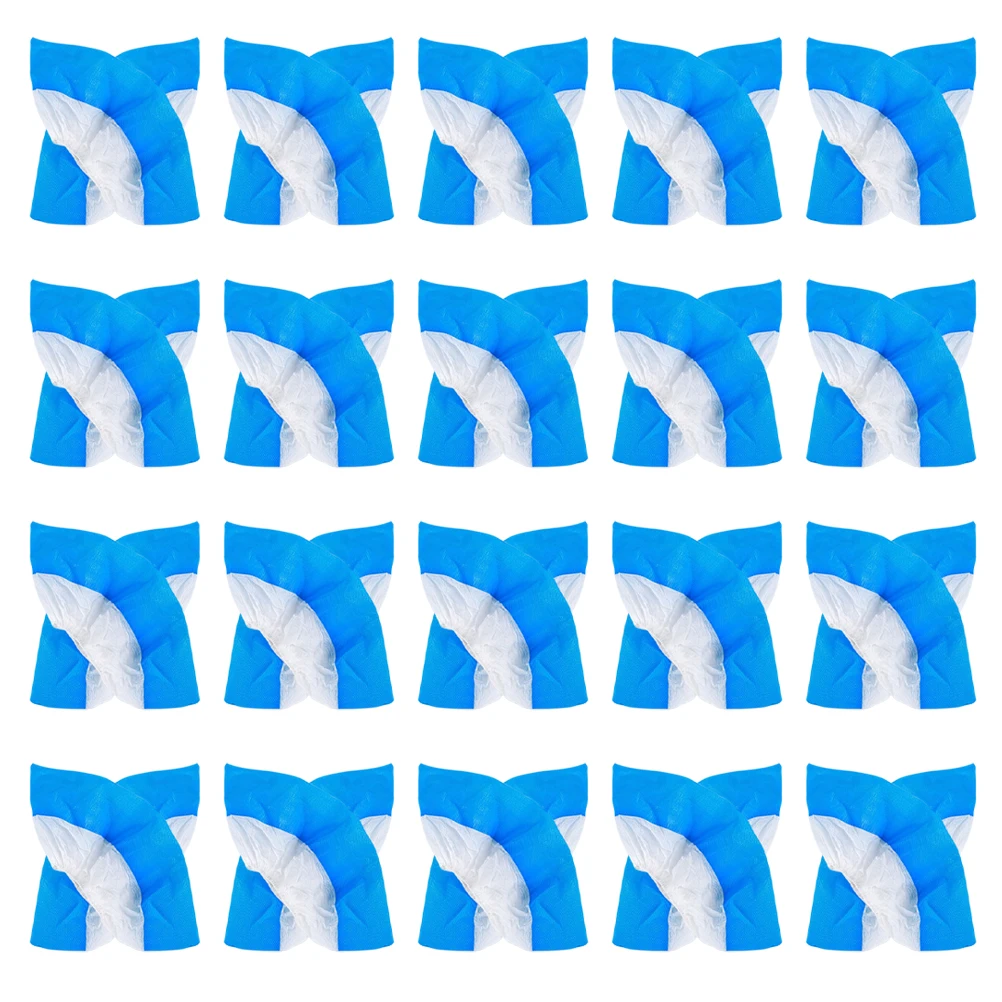 50pcs Waterproof Shoe Covers Elastic Non-Slip Disposable Shoe Protector Lightweight For Home Travel Camping Hiking Blue
50pcs Waterproof Shoe Covers Elastic Non-Slip Disposable Shoe Protector Lightweight For Home Travel Camping Hiking Blue