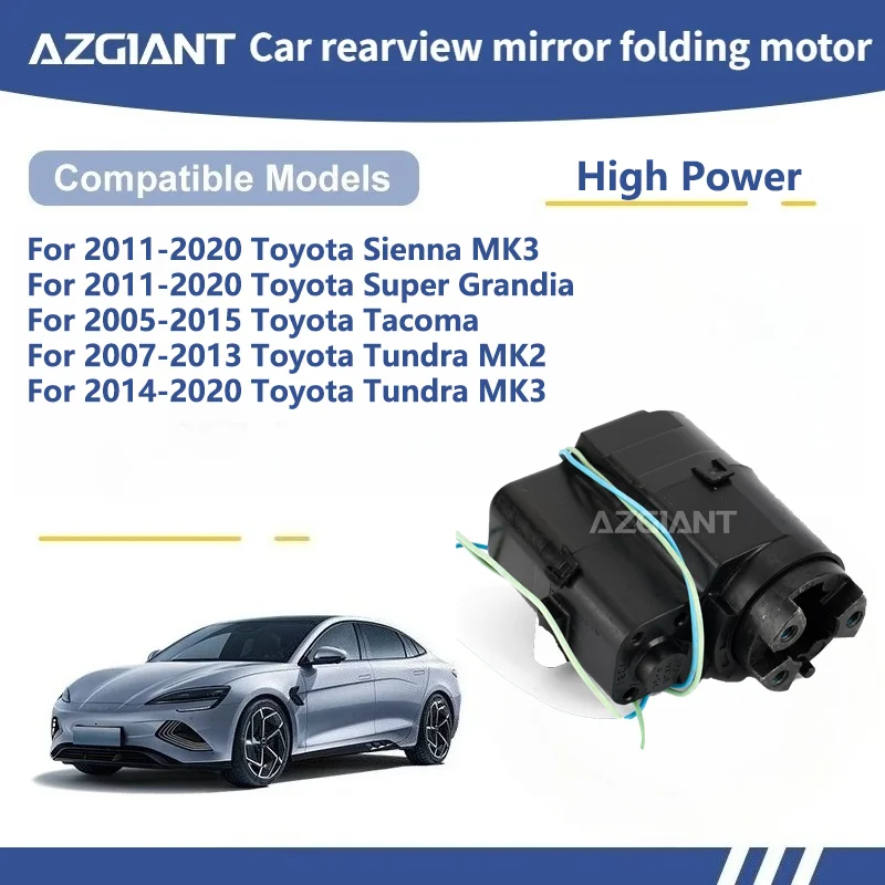 AZGIANT For Toyota Harrier MK3/Highlander MK2/Highlander MK3/Hilux/HiLux IMV MK8 Car Power Fold Mirror 12V Motor module carro
AZGIANT For Toyota Harrier MK3/Highlander MK2/Highlander MK3/Hilux/HiLux IMV MK8 Car Power Fold Mirror 12V Motor module carro