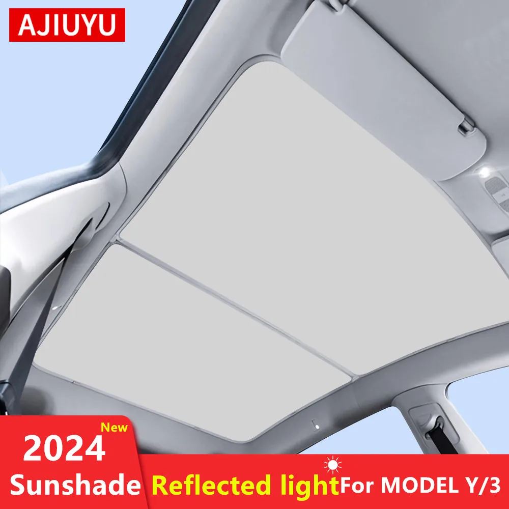 Sun Shades For Tesla Model Y 3+ Highland 2024 2021-2023 Ice Cloth Buckle Sun Pare Glass Sunroof Skylight Sunshades Accessory
Sun Shades For Tesla Model Y 3+ Highland 2024 2021-2023 Ice Cloth Buckle Sun Pare Glass Sunroof Skylight Sunshades Accessory