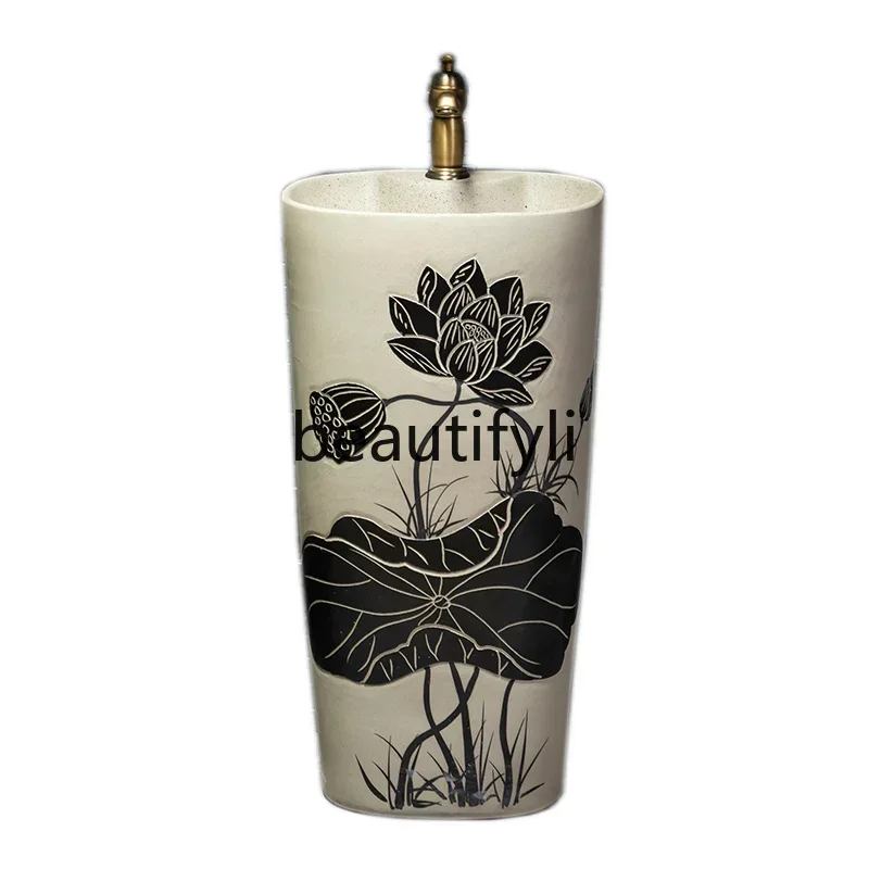 FG28Outdoor washbasin courtyard ceramic villa garden washbasin art outdoor balcony column washbasin
FG28Outdoor washbasin courtyard ceramic villa garden washbasin art outdoor balcony column washbasin