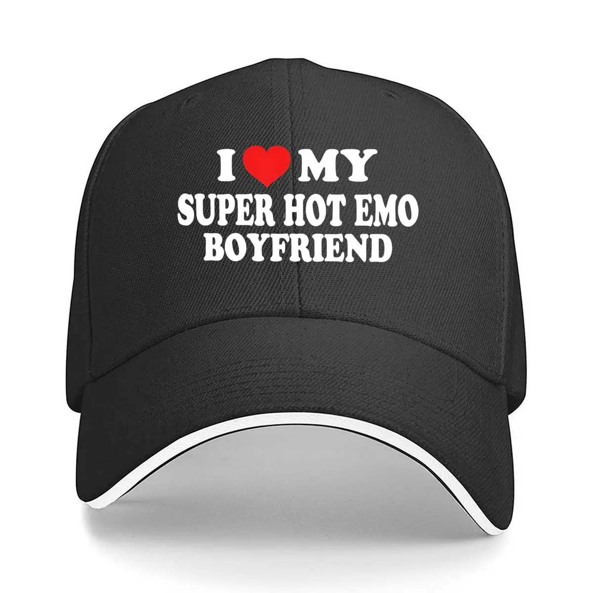 Super Hot Emo Text - Edgy, Bold, Minimalist, Humor - Themed Sandwich Baseball Cap
Super Hot Emo Text - Edgy, Bold, Minimalist, Humor - Themed Sandwich Baseball Cap