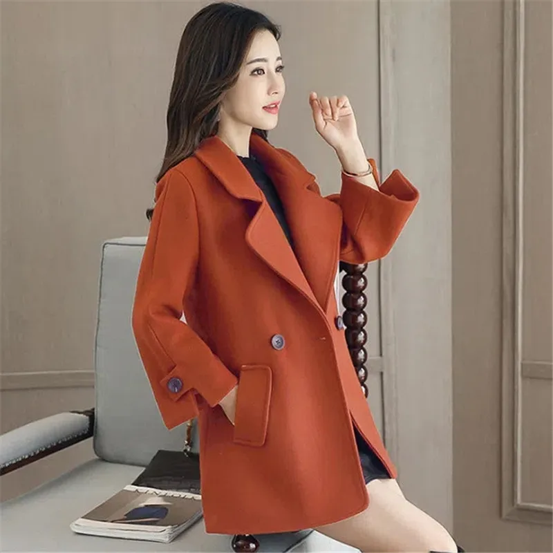 2023 Autumn/Winter New Jacket Casual Wool Coat Women Long Loose Korean Thick Outwear Temperament Woolen Jackets Female Tide Tops
2023 Autumn/Winter New Jacket Casual Wool Coat Women Long Loose Korean Thick Outwear Temperament Woolen Jackets Female Tide Tops