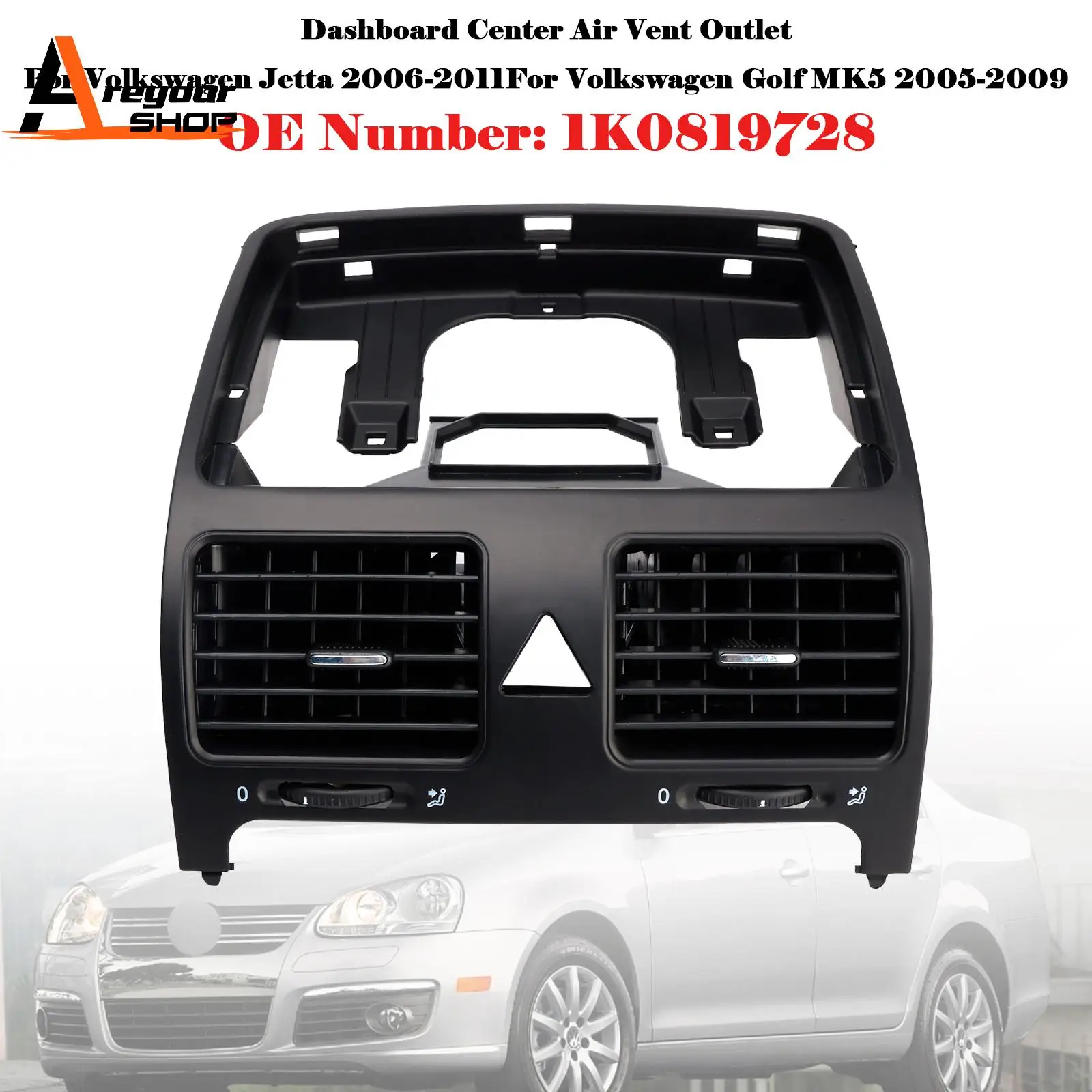 Центральное вентиляционное отверстие приборной панели 1K0819728 для VW Jetta MK5 2005 2006 2007 2008 2009
Центральное вентиляционное отверстие приборной панели 1K0819728 для VW Jetta MK5 2005 2006 2007 2008 2009