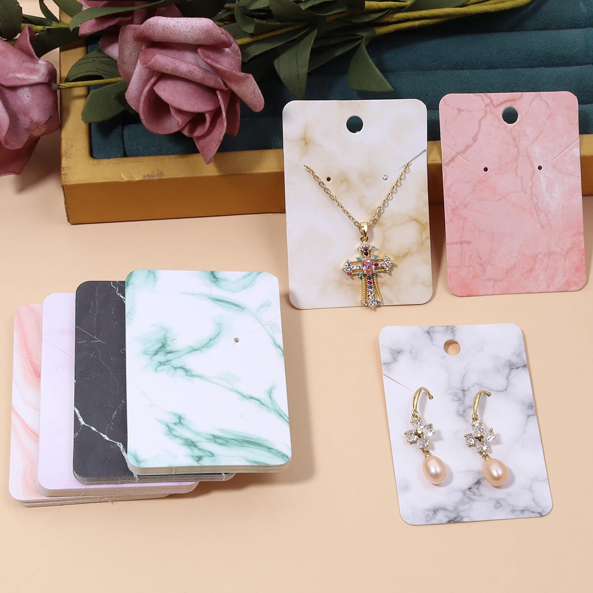 50PCS Marble Patterned Earrings Necklace Bracelet Packaging Cardboard 5x7cm Ear Studs Tag Cards for Jewelry Display Wholesale
50PCS Marble Patterned Earrings Necklace Bracelet Packaging Cardboard 5x7cm Ear Studs Tag Cards for Jewelry Display Wholesale