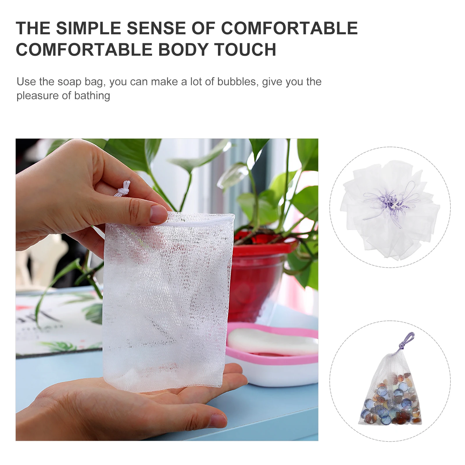 40pcs Foaming Net Soap Baggie Mesh Pouch Holder Exfoliating Gloves Saver Helper Body Face Bath Drying Rope Reusable Durable Easy
40pcs Foaming Net Soap Baggie Mesh Pouch Holder Exfoliating Gloves Saver Helper Body Face Bath Drying Rope Reusable Durable Easy