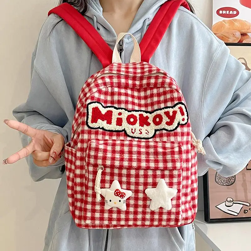 New Kawaii Children's Backpack Retro Grid College Style Backpack Cute Cartoon Girl Backpack for Primary and Secondary Schools
New Kawaii Children's Backpack Retro Grid College Style Backpack Cute Cartoon Girl Backpack for Primary and Secondary Schools