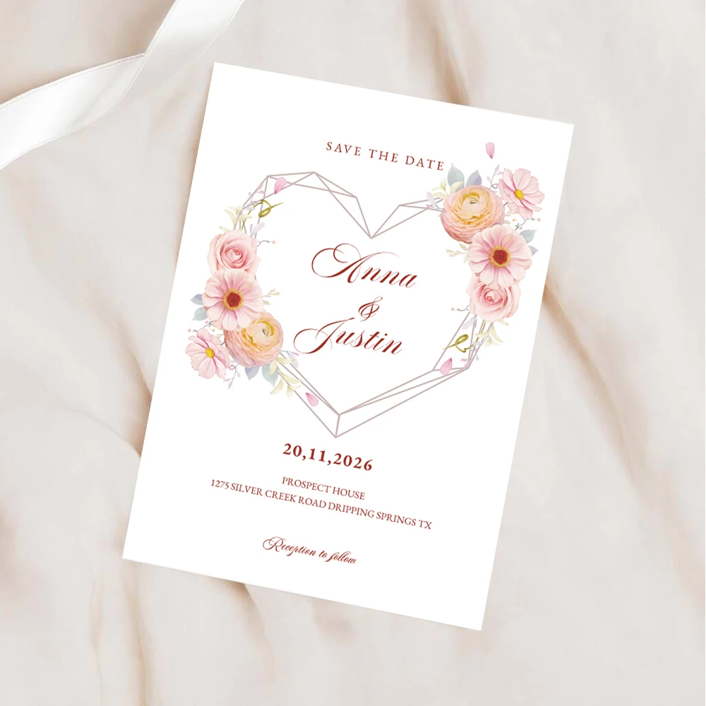 Custom Wedding Invitation Cards | Personalized Names & Date | Printable or Printed Options | 5x7inch AliExpress Best Seller
Custom Wedding Invitation Cards | Personalized Names & Date | Printable or Printed Options | 5x7inch AliExpress Best Seller