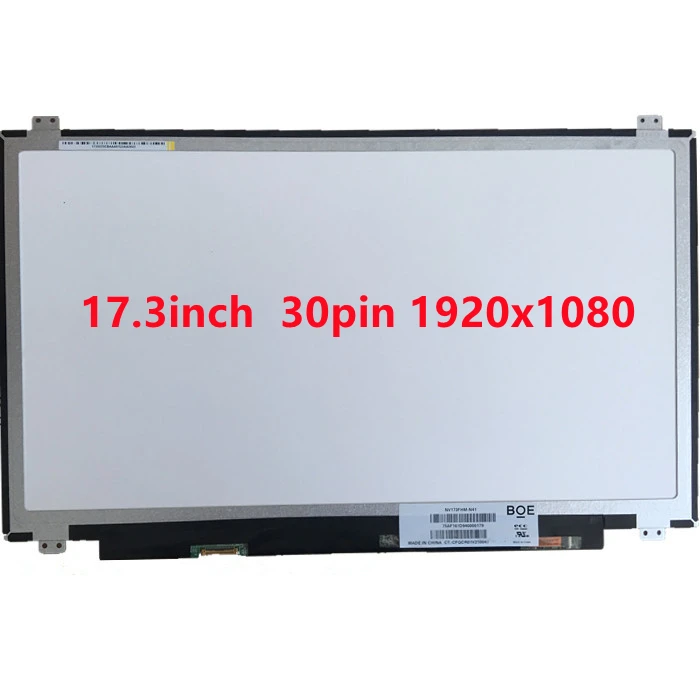 17.3 inch Laptop LCD Screen B173HAN01.0 N173HCE-E31 LTN173HL02 LP173WF4 SPF1 SPF5 Matrix Display 30pin 1920x1080
17.3 inch Laptop LCD Screen B173HAN01.0 N173HCE-E31 LTN173HL02 LP173WF4 SPF1 SPF5 Matrix Display 30pin 1920x1080