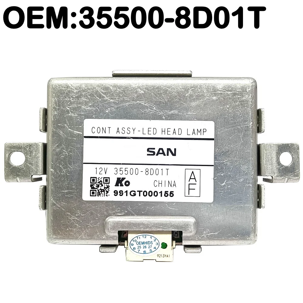 35500-8D01T 95new LED Ballast 12V For Nissan Qashqai Headlight LED Converters Driver Module 355008D01T
35500-8D01T 95new LED Ballast 12V For Nissan Qashqai Headlight LED Converters Driver Module 355008D01T