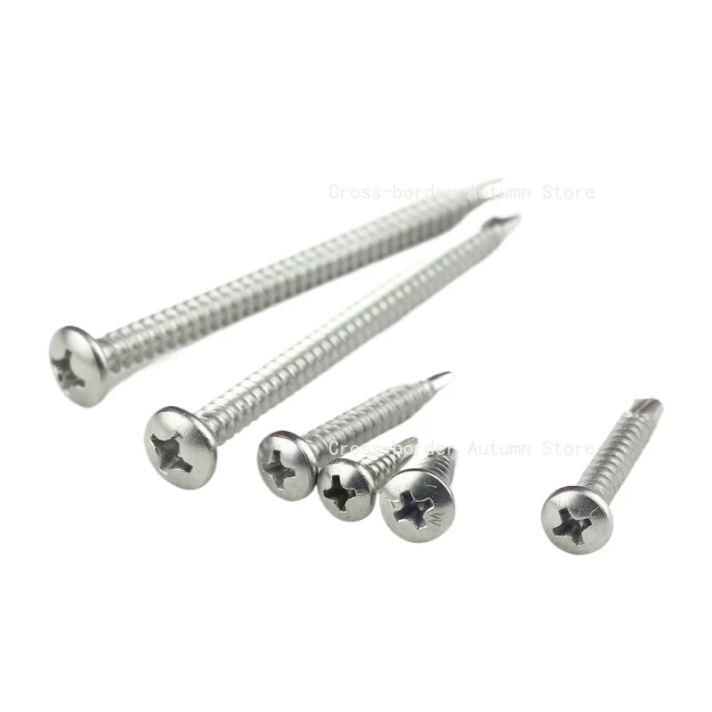 ST5.5 410 Stainless Steel Cross Recess Pan Head Self Drilling Screws Drill Tail Fastener Hardware Fittings
ST5.5 410 Stainless Steel Cross Recess Pan Head Self Drilling Screws Drill Tail Fastener Hardware Fittings