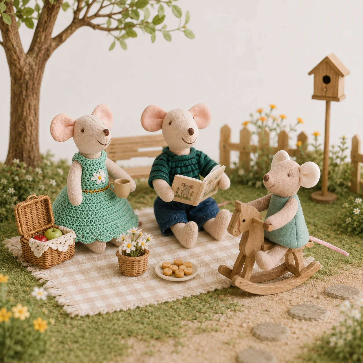 Nordic Style Mouse Family Plush Toy Set Handmade Cloth Mice Dollhouse Miniature Scene Home Decor Kids Gift
Nordic Style Mouse Family Plush Toy Set Handmade Cloth Mice Dollhouse Miniature Scene Home Decor Kids Gift