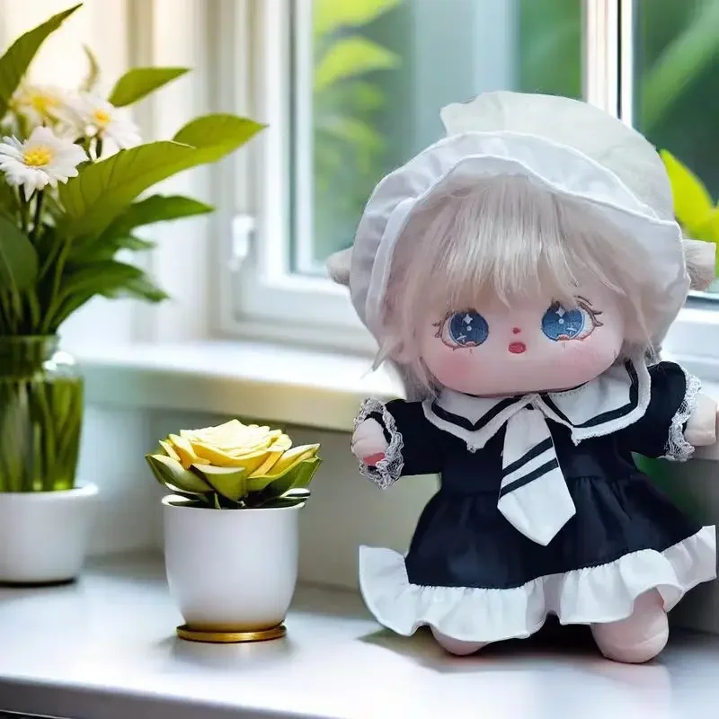 20cm Dolls Accessories Exquisite Black Uniform Blue Princess Dress Beautiful Kawaii Dress Up Creative Clothing Gift for Friend
20cm Dolls Accessories Exquisite Black Uniform Blue Princess Dress Beautiful Kawaii Dress Up Creative Clothing Gift for Friend
