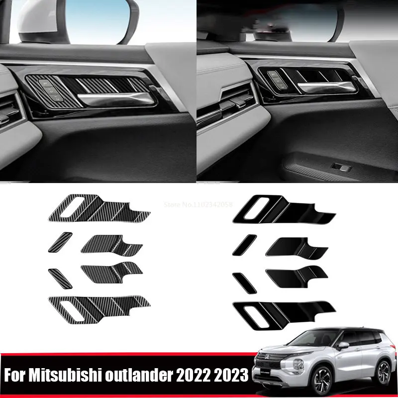 Для Mitsubishi Outlander 2022, 2023, 2024, карбоновая Черная внутренняя дверь автомобиля, отделка рамы, отделка, наклейки, декоративные аксессуары
Для Mitsubishi Outlander 2022, 2023, 2024, карбоновая Черная внутренняя дверь автомобиля, отделка рамы, отделка, наклейки, декоративные аксессуары