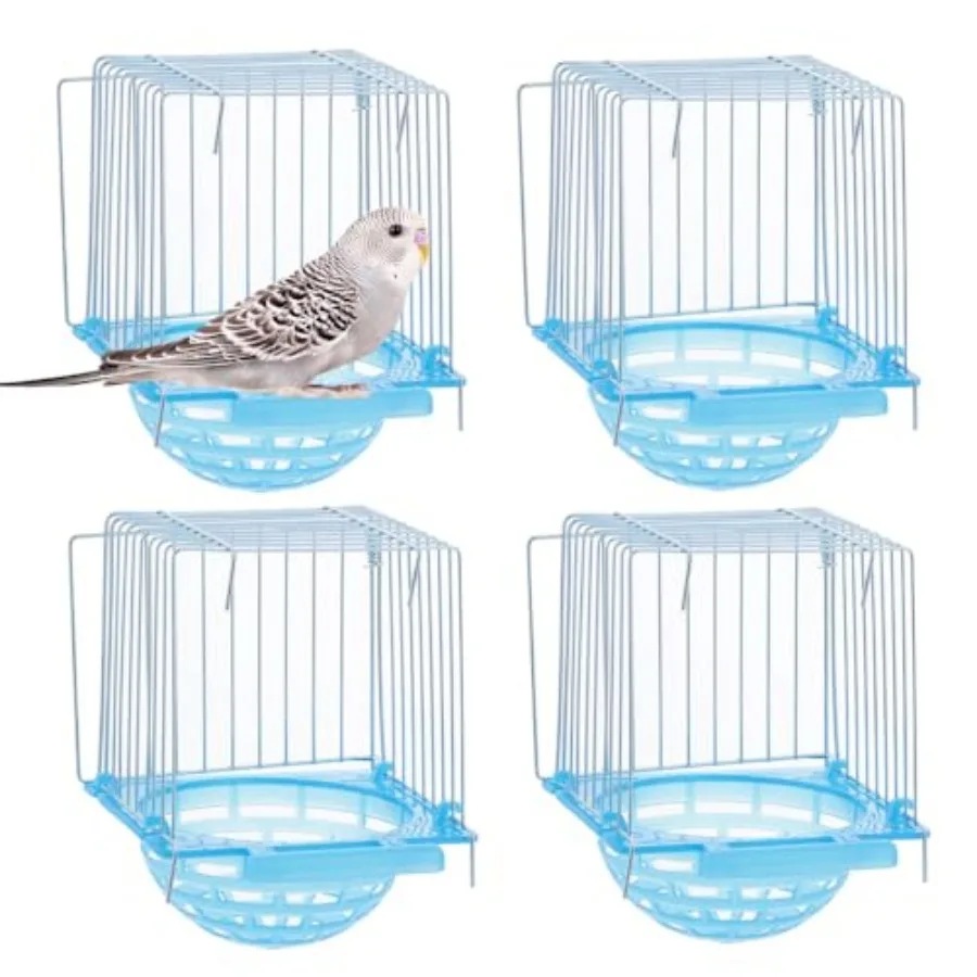 4 Pack Bird Hatching Nest Canary Cage Breeding Nest Parrot Shelter Bowl Pearl breeding Box with Barbed Wire Partition
4 Pack Bird Hatching Nest Canary Cage Breeding Nest Parrot Shelter Bowl Pearl breeding Box with Barbed Wire Partition
