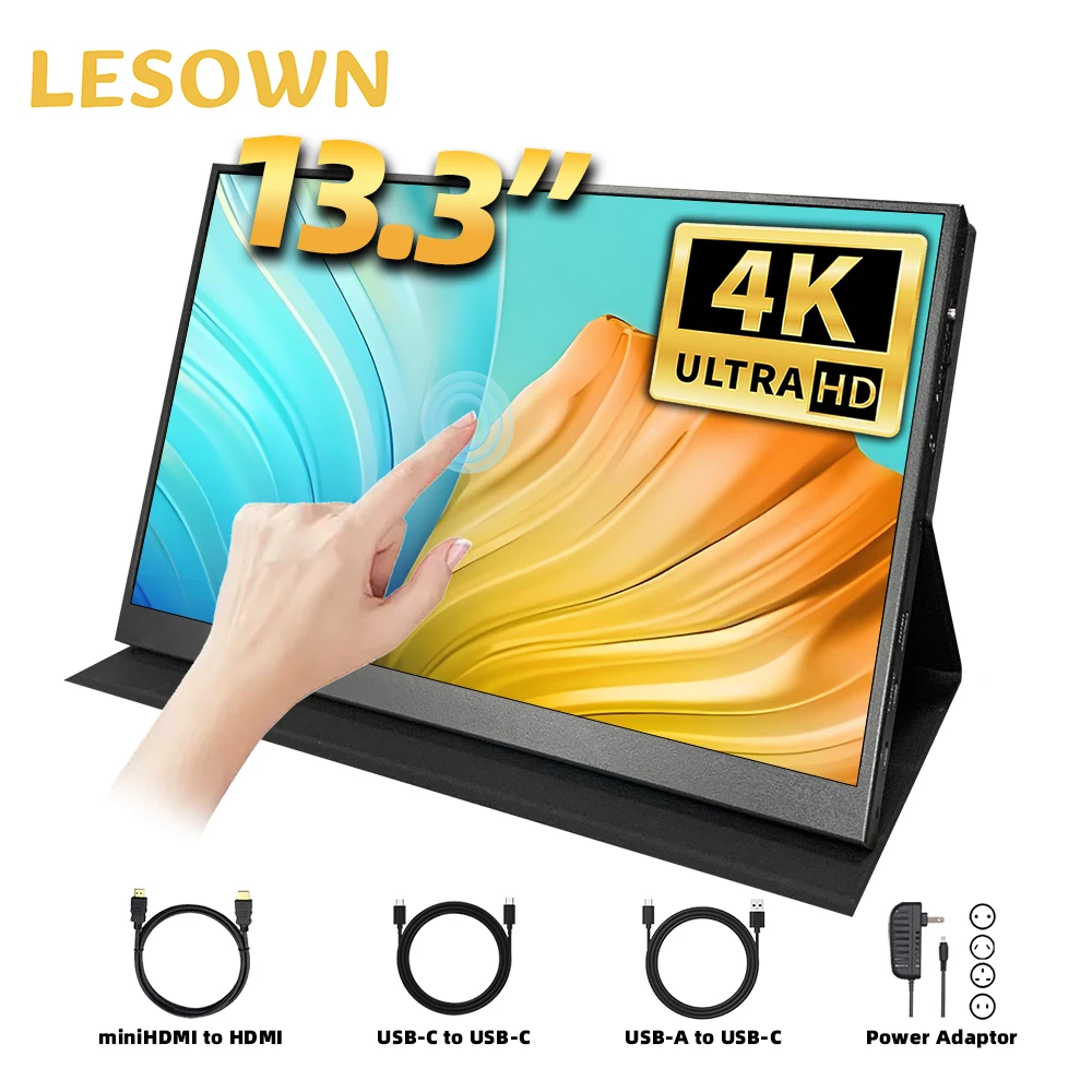 Портативный игровой монитор LESOWN, 13,3 дюйма, 3840x2160, IPS Raspberry Pi 5, сенсорный дисплей, установка без драйверов, компьютерная периферия
Портативный игровой монитор LESOWN, 13,3 дюйма, 3840x2160, IPS Raspberry Pi 5, сенсорный дисплей, установка без драйверов, компьютерная периферия