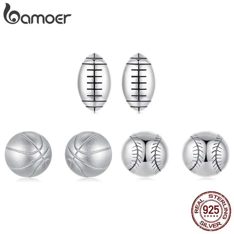 BAMOER Round Ball Stud Earrings Sport Line Style Oxidized Oval Earrings Original For Women Daily Party Gift Minimalist Jewelry
BAMOER Round Ball Stud Earrings Sport Line Style Oxidized Oval Earrings Original For Women Daily Party Gift Minimalist Jewelry
