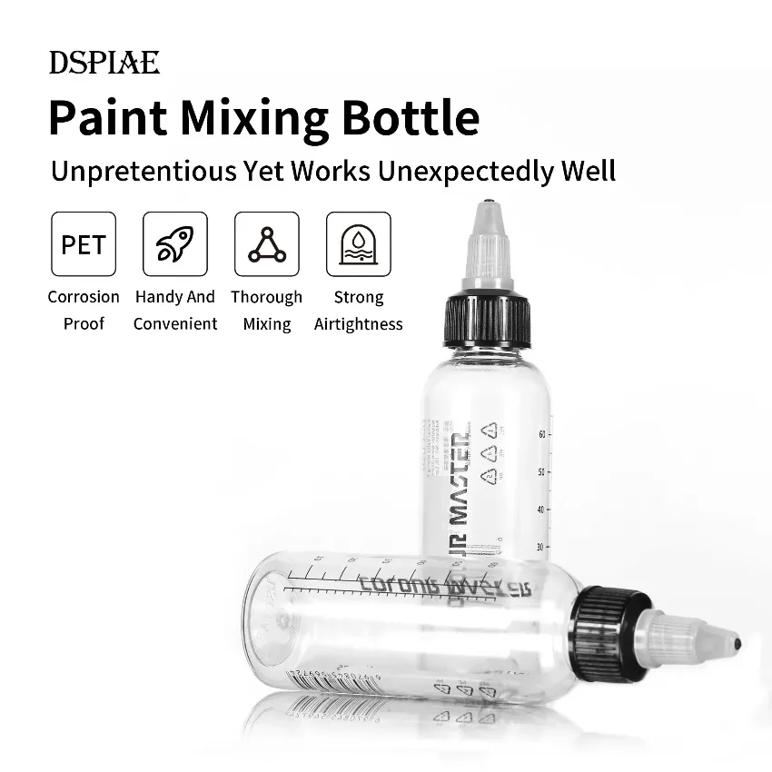 DSPIAE 5pcs/lot 75ML Paint Mixing Bottle with Scales MS-B75 High Transparency PET Corrosion Resistant Model Hobby Tools
DSPIAE 5pcs/lot 75ML Paint Mixing Bottle with Scales MS-B75 High Transparency PET Corrosion Resistant Model Hobby Tools