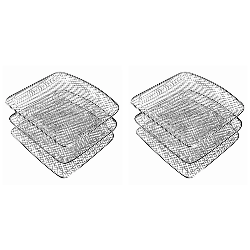 A98G-6X Air Fryer Accessories,Air Flow Racks For 6QT Chefman, Aria And For Ultrean Air Fryer Oven,Dehydrator Racks
A98G-6X Air Fryer Accessories,Air Flow Racks For 6QT Chefman, Aria And For Ultrean Air Fryer Oven,Dehydrator Racks