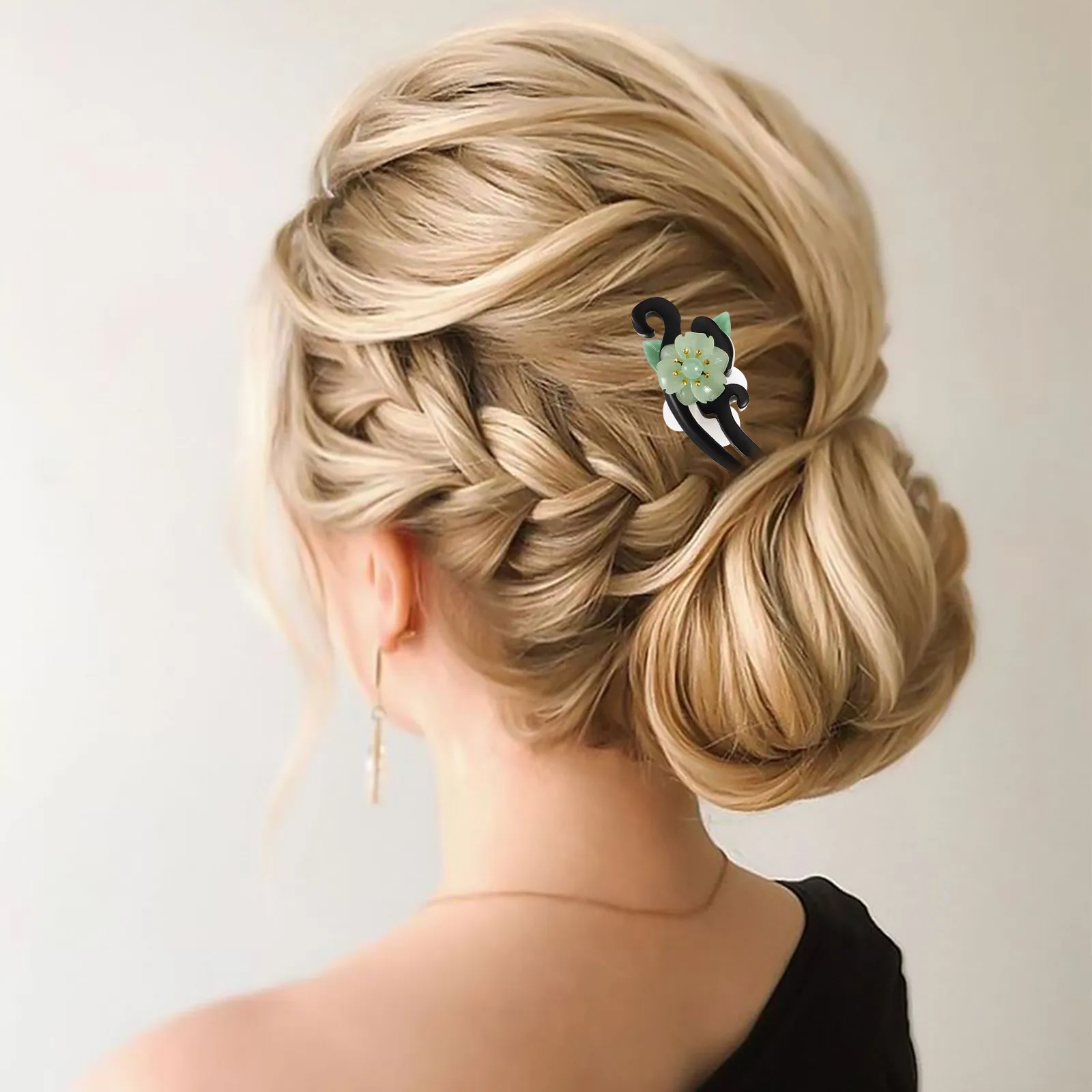 1Pcs Retro Hairpin Chinese Style Handmade Flower Shape Simple Vintage Hair Stick for Women Elegant Traditional Decorative
1Pcs Retro Hairpin Chinese Style Handmade Flower Shape Simple Vintage Hair Stick for Women Elegant Traditional Decorative