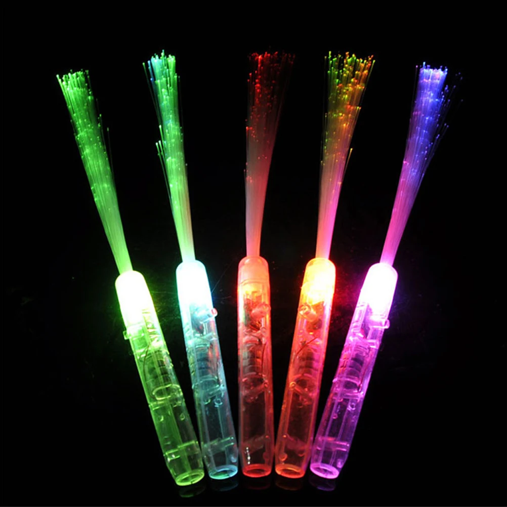 5pcs Fiber Optic LED Flashing Glow Sticks Versatile Concert Supplies Children Party Toys Colorful Bars Led Stick Glowsticks
5pcs Fiber Optic LED Flashing Glow Sticks Versatile Concert Supplies Children Party Toys Colorful Bars Led Stick Glowsticks