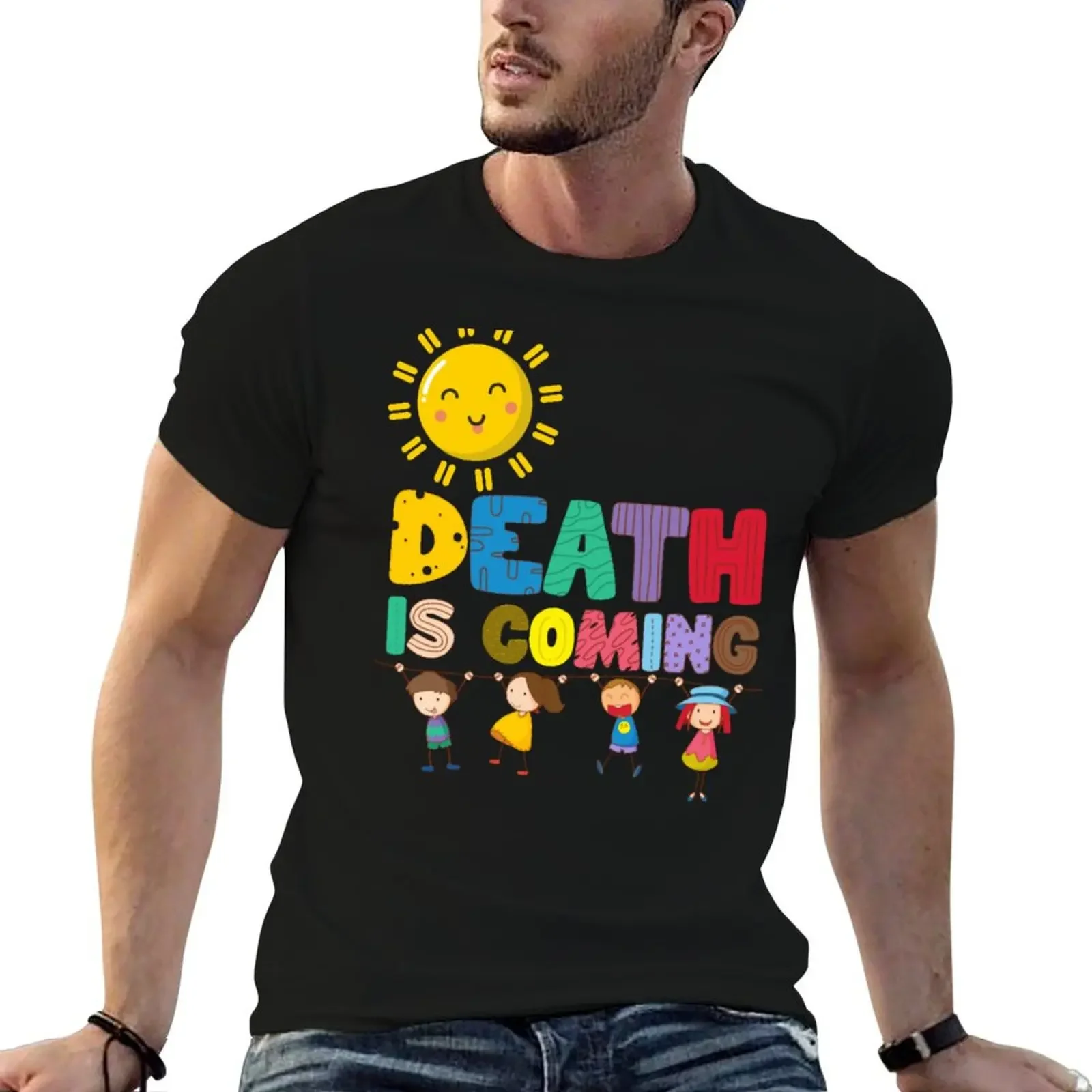DEATH IS COMING T-Shirt shirts graphic funny gifts oversize t-shirts man mens t shirts
DEATH IS COMING T-Shirt shirts graphic funny gifts oversize t-shirts man mens t shirts