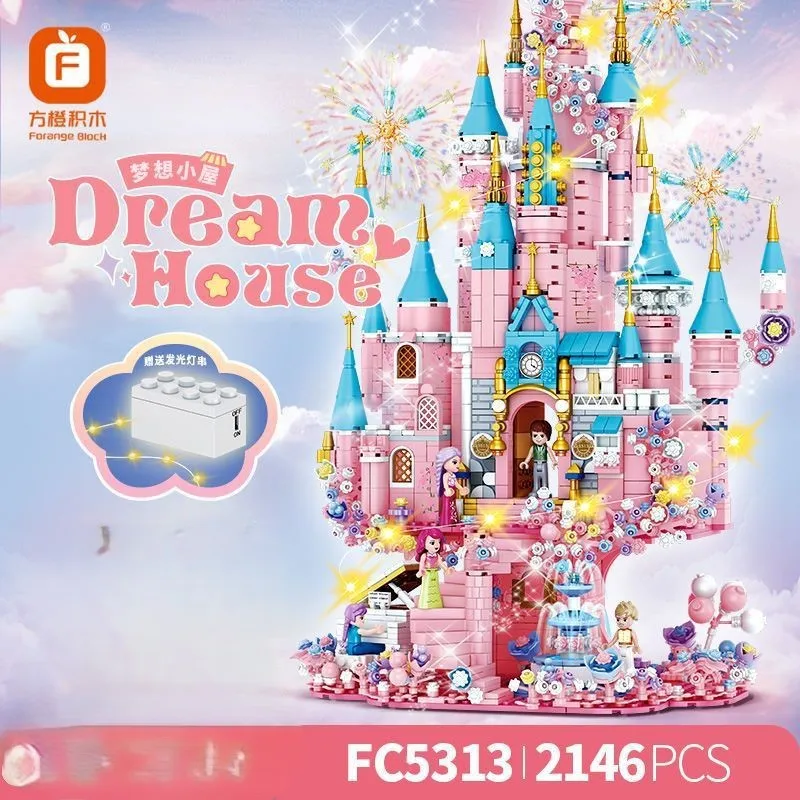 Dreamy Rose Castle Sky Garden Street Scene Building Blocks Children's Girls Assembly Toy Educational Fun Creative NO.FC3513
Dreamy Rose Castle Sky Garden Street Scene Building Blocks Children's Girls Assembly Toy Educational Fun Creative NO.FC3513