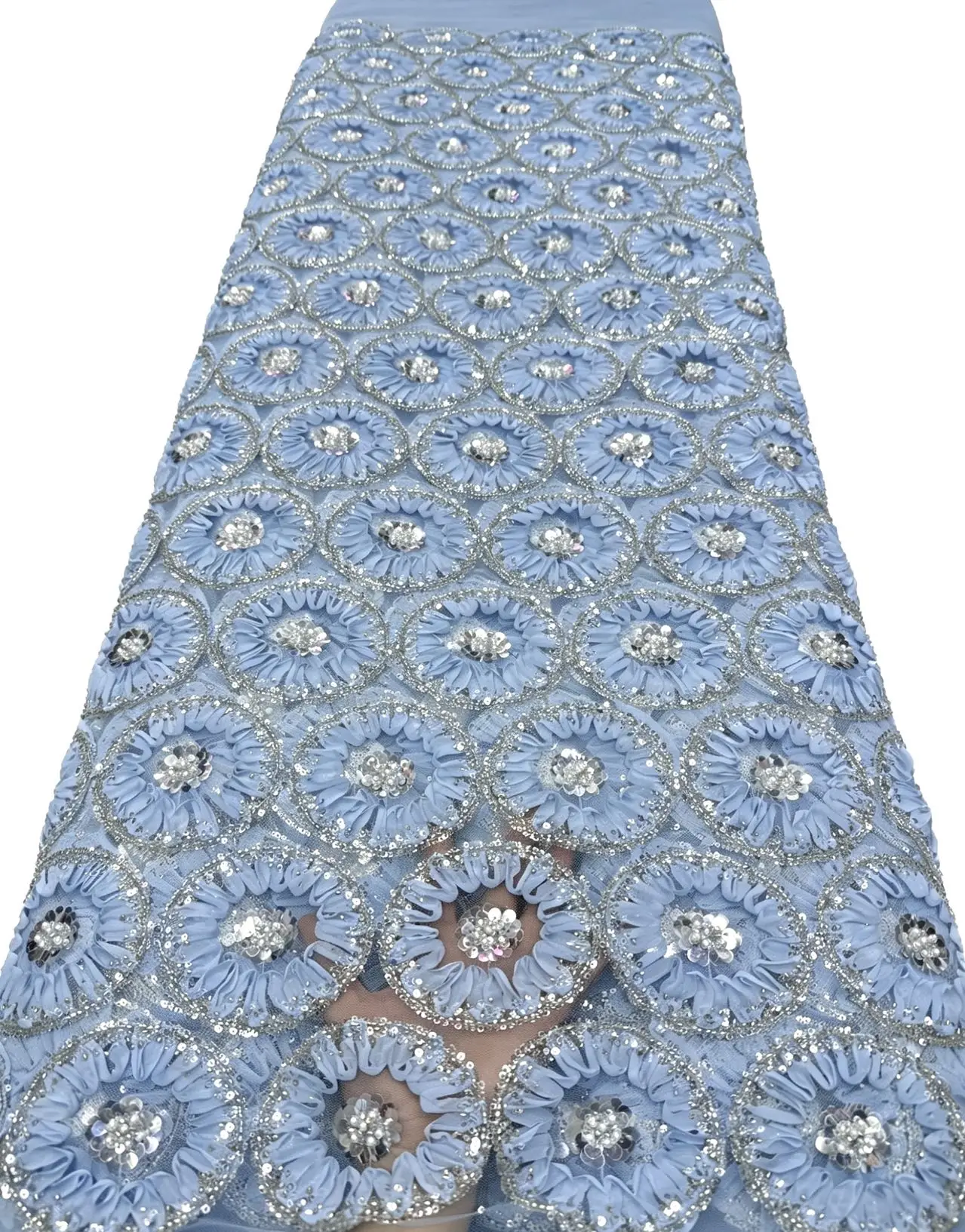 Nigerian 5 Yards Embroidered Sequins Lace Fabric 2026 High Quality African Sequence French Lace Fabric for Dresses Sewing
Nigerian 5 Yards Embroidered Sequins Lace Fabric 2026 High Quality African Sequence French Lace Fabric for Dresses Sewing