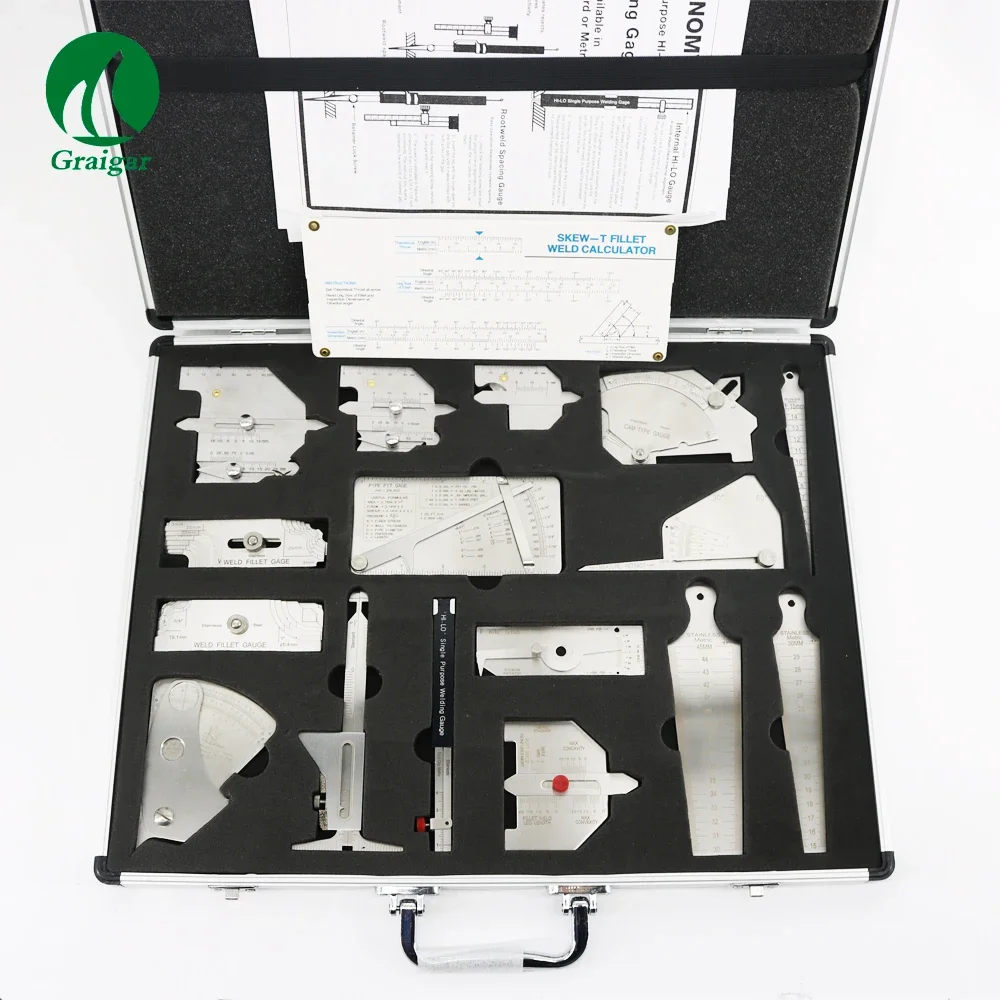 2026 Welding Gauge Kit 16 Pieces Welding Inspection Gauge
2026 Welding Gauge Kit 16 Pieces Welding Inspection Gauge