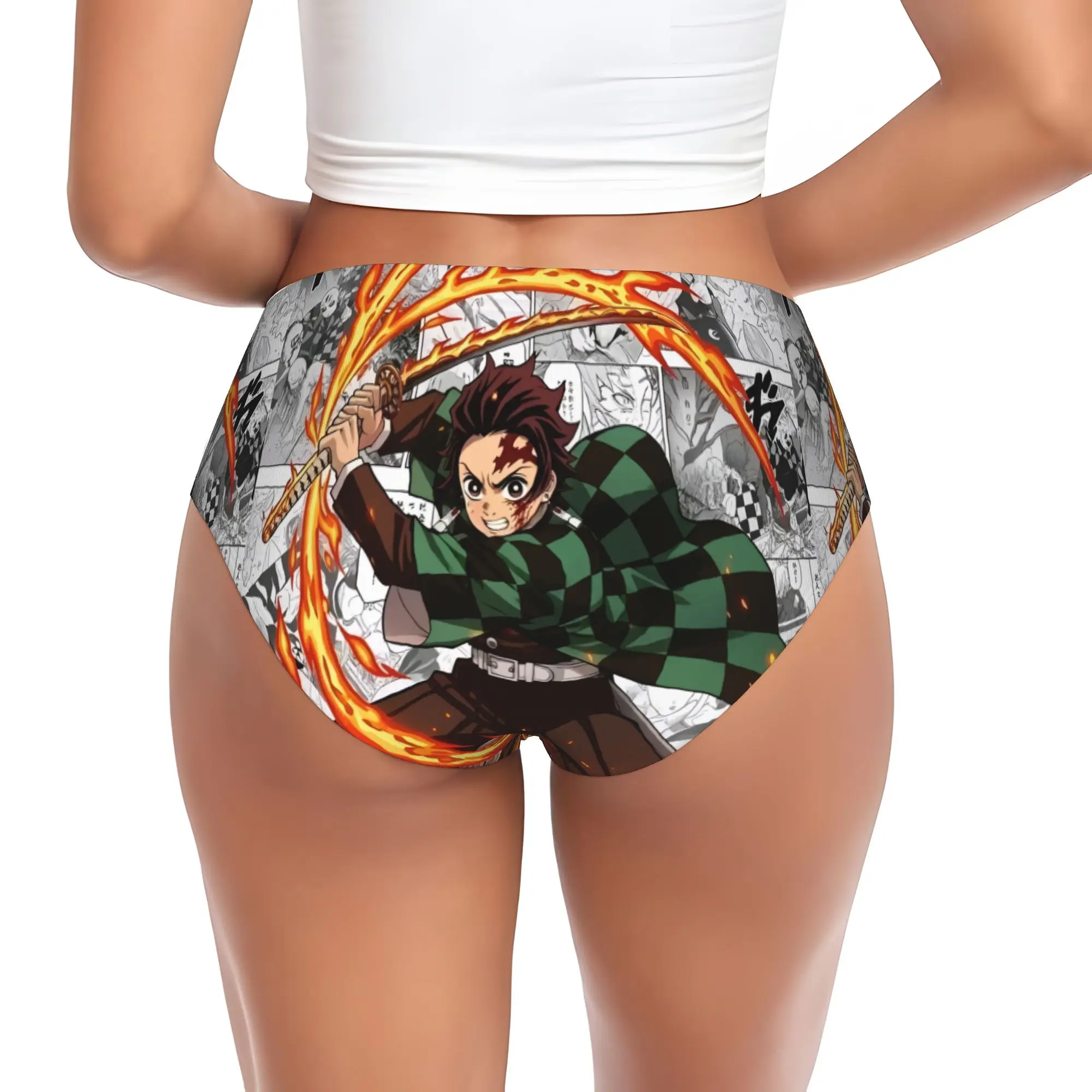 Custom Womens D-Demons Slayers Brief Panties Female Comfort Japanese Hot-blooded Anime Classic Characters Underwear Underpants
Custom Womens D-Demons Slayers Brief Panties Female Comfort Japanese Hot-blooded Anime Classic Characters Underwear Underpants