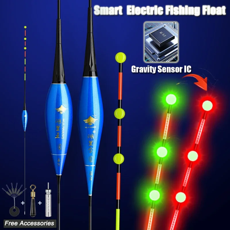Fishing Floats CR425 Gravity Sensor Smart IC Build-in LED Electric Luminous Bobbers Color Change Rechargeable Kit
Fishing Floats CR425 Gravity Sensor Smart IC Build-in LED Electric Luminous Bobbers Color Change Rechargeable Kit