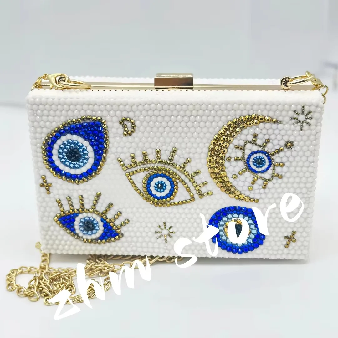 Double Face Sparkle White Rhinestone Decorate Evil Eyes Luxury Celebrity Square Evening Party Bag,Photography Props
Double Face Sparkle White Rhinestone Decorate Evil Eyes Luxury Celebrity Square Evening Party Bag,Photography Props
