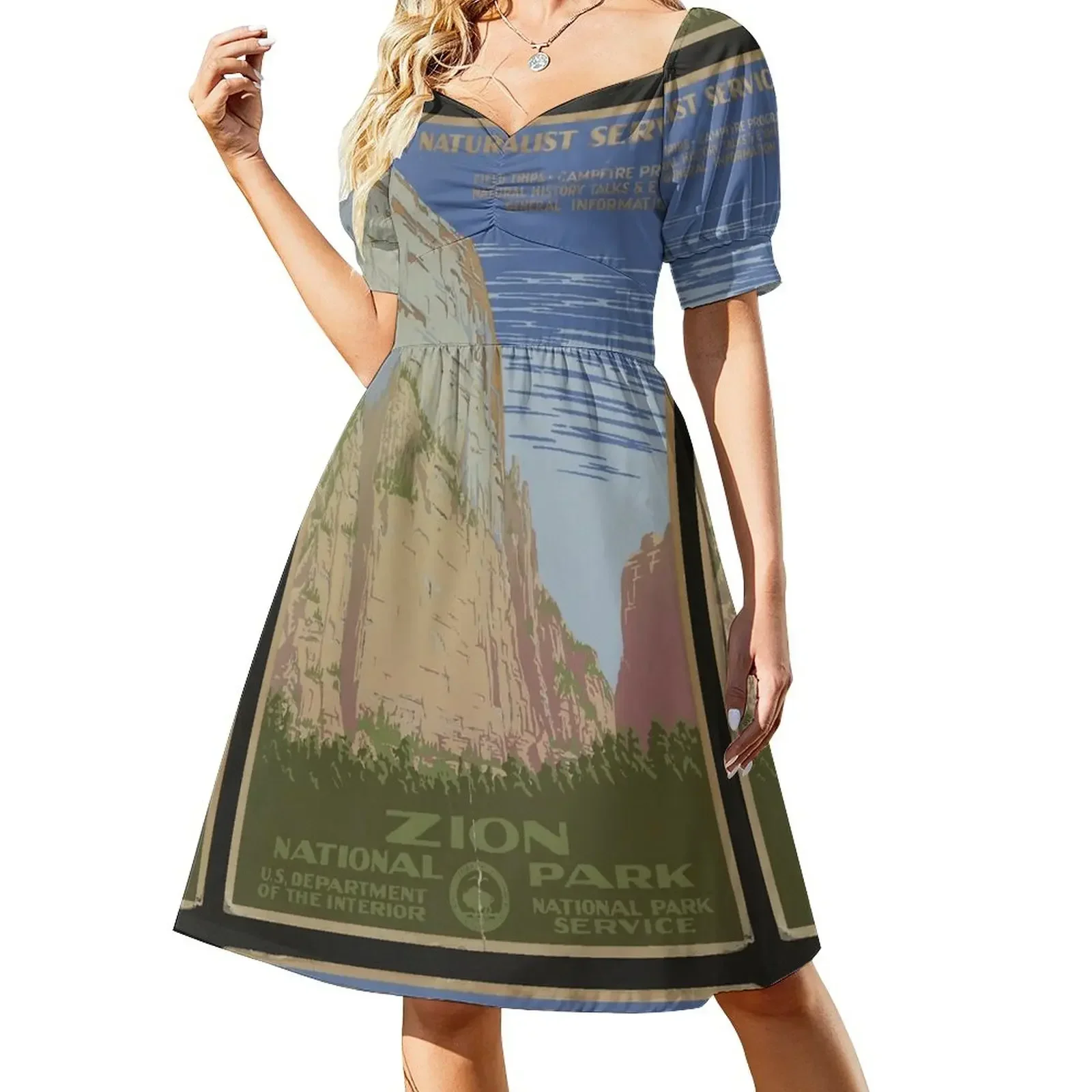 Vintage Zion Natonal Park Tourism Poster Sleeveless Dress luxury dress dress dresses
Vintage Zion Natonal Park Tourism Poster Sleeveless Dress luxury dress dress dresses