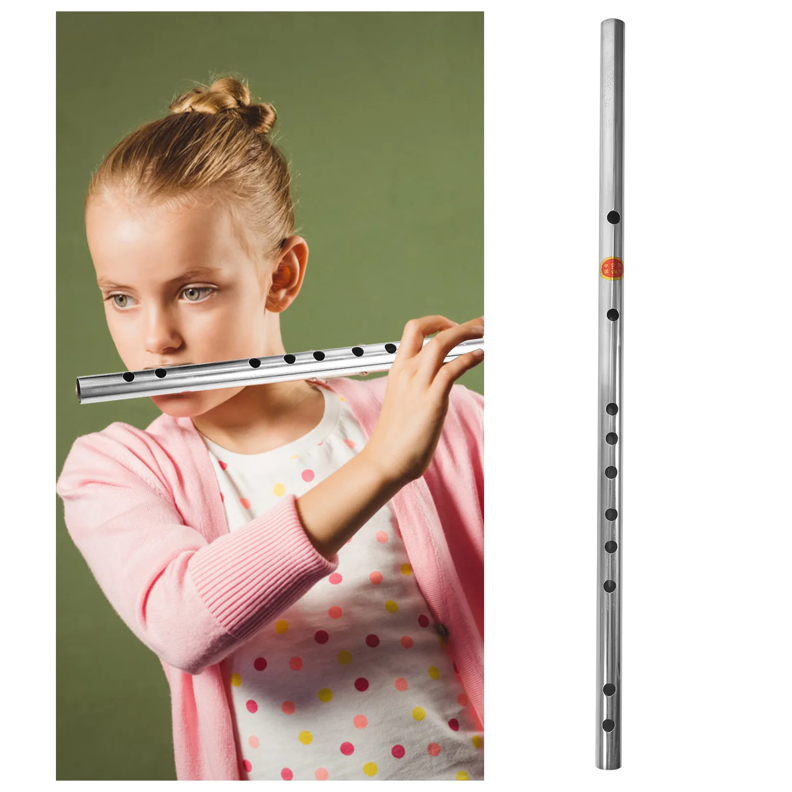 Flute Chinese Traditional Instrument Stainless Steel Sturdy Flutes Musical Instruments
Flute Chinese Traditional Instrument Stainless Steel Sturdy Flutes Musical Instruments