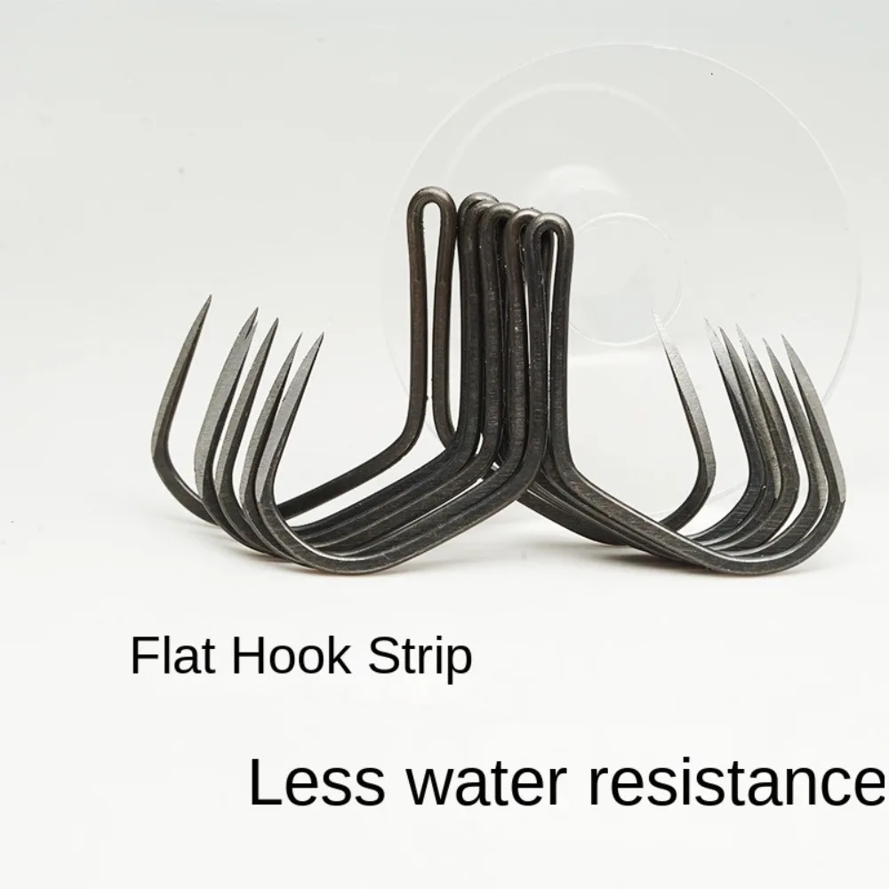 10pcs Duple Hooks Fishing hook grind High Carbon Steel Strong Anchor Hook Black Nickel Nonbarb Butterfly Hook Deep Ocean Fishing
10pcs Duple Hooks Fishing hook grind High Carbon Steel Strong Anchor Hook Black Nickel Nonbarb Butterfly Hook Deep Ocean Fishing