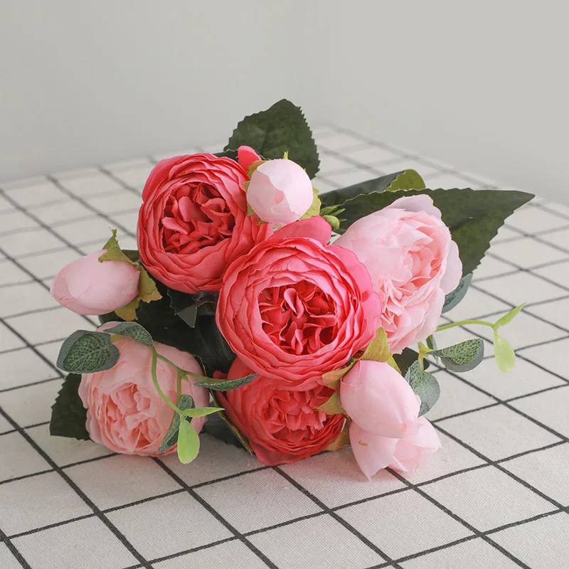 5 Heads Artificial Rose Flower Wedding Bride Holding Bouquet Home Room Decoration Real Touch Cute Simulation Flowers Hotel Decor
5 Heads Artificial Rose Flower Wedding Bride Holding Bouquet Home Room Decoration Real Touch Cute Simulation Flowers Hotel Decor