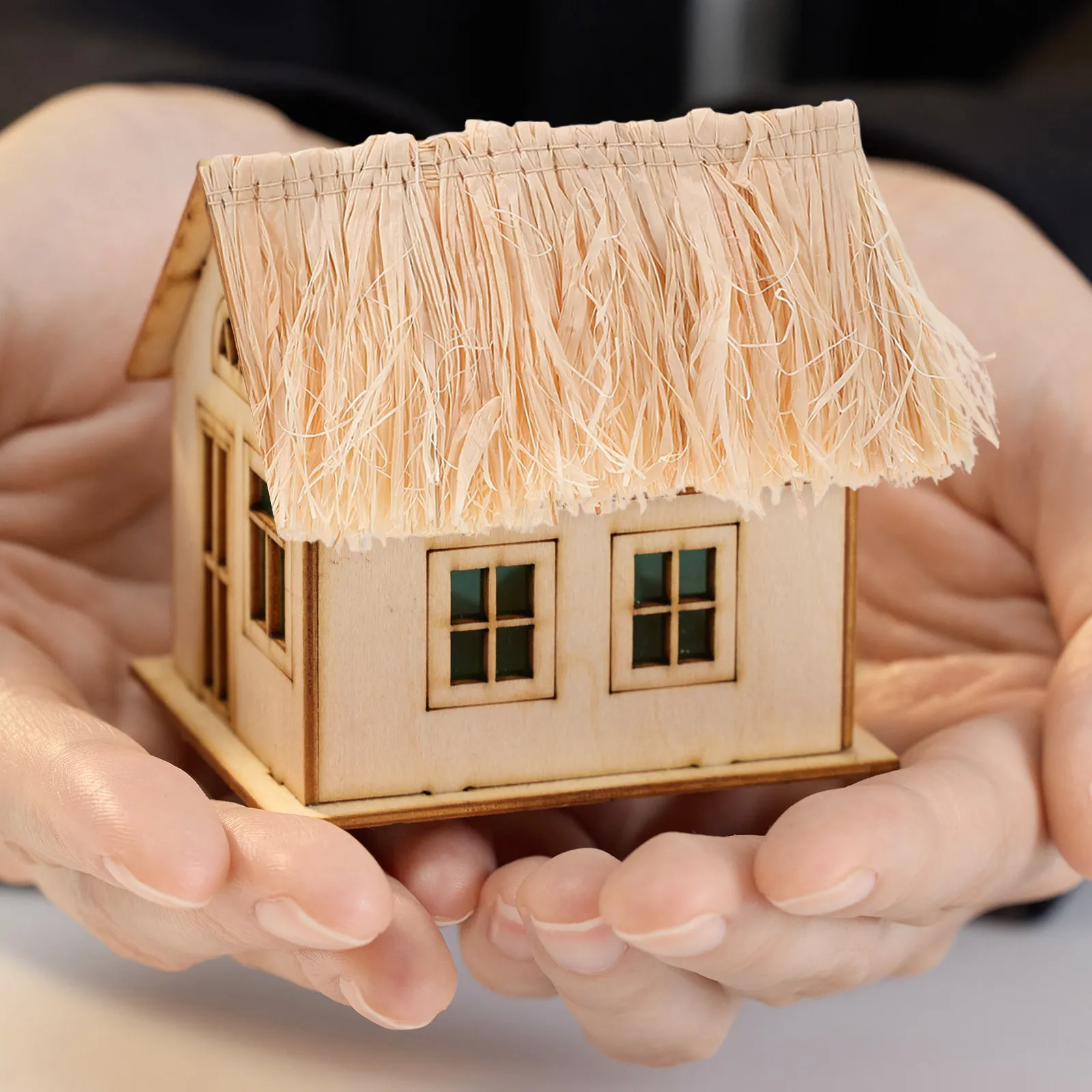 3Pcs Artificial Thatch Faux Straw Roofing Realistic Miniature Grass Thatch Roll for Crafts Mini Roof Decoration Synthetic
3Pcs Artificial Thatch Faux Straw Roofing Realistic Miniature Grass Thatch Roll for Crafts Mini Roof Decoration Synthetic