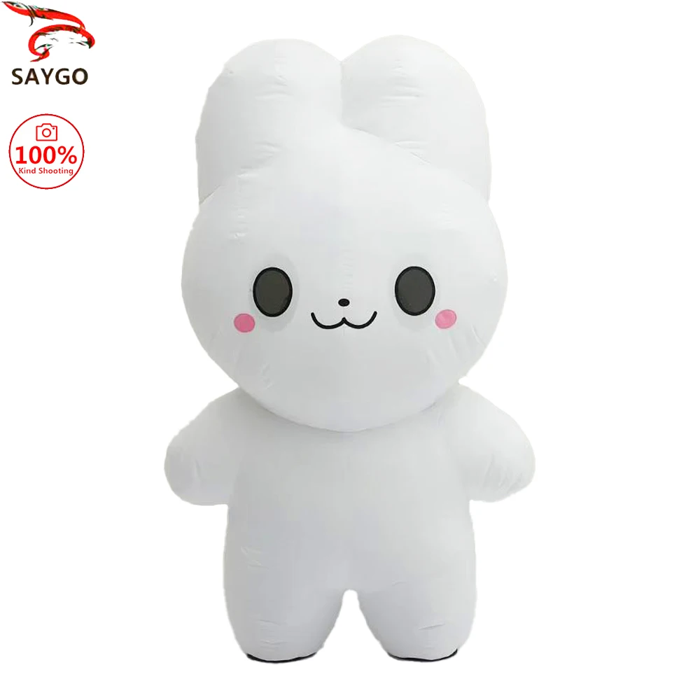 Cute Rabbit Inflatable Costume Giant Mascot Parade Adult Character Cosplay Halloween Carnival Party Set
Cute Rabbit Inflatable Costume Giant Mascot Parade Adult Character Cosplay Halloween Carnival Party Set