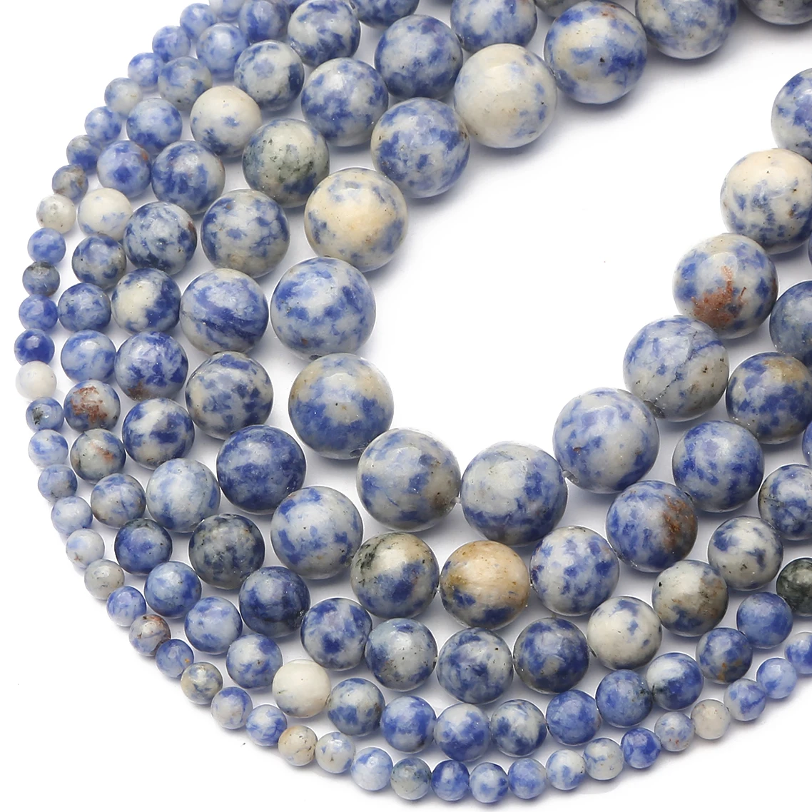 Natural Gem Dull Polished New Sodalite Minerals Stone Beads For Jewelry Making 4-12mm Round Beads Diy Bracelets Necklaces
Natural Gem Dull Polished New Sodalite Minerals Stone Beads For Jewelry Making 4-12mm Round Beads Diy Bracelets Necklaces