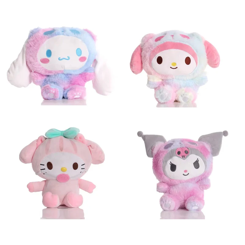 4pcs/lot Sanrio Cartoon Kawali Kuromi Hello Kitty My Melody Cinnamoroll Pillow Plush Toys Soft Stuffed Dolls for Kid Gift
4pcs/lot Sanrio Cartoon Kawali Kuromi Hello Kitty My Melody Cinnamoroll Pillow Plush Toys Soft Stuffed Dolls for Kid Gift