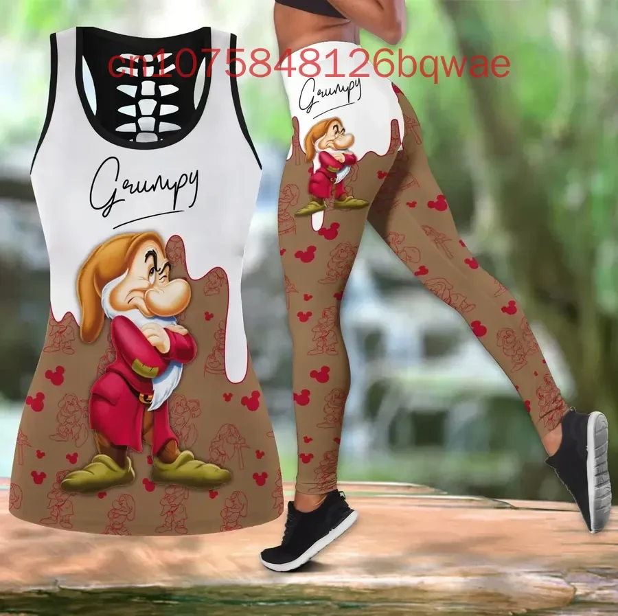 Новый женский открытый жилет и легинсы Disney Grumpy, костюм для йоги, фитнес-легинсы, спортивный костюм, комплект из майки и легинсов Disney
Новый женский открытый жилет и легинсы Disney Grumpy, костюм для йоги, фитнес-легинсы, спортивный костюм, комплект из майки и легинсов Disney