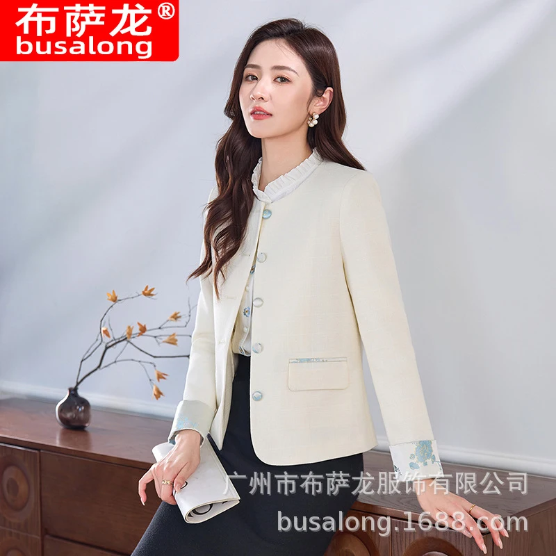 2026New style business blazer for women, long-sleeved professional suit, formal women's jacket, workwear wholesale
2026New style business blazer for women, long-sleeved professional suit, formal women's jacket, workwear wholesale