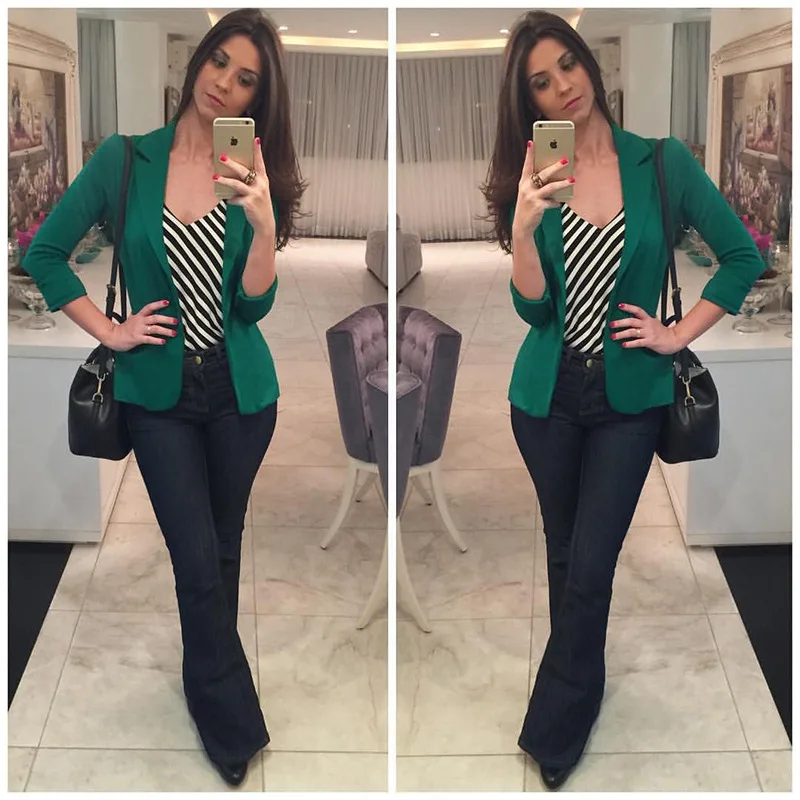 Green Simple Slim Casual Office Blazer 2024 Women Solid Color Buttonless Plus Size Blazer Spring Autumn Wear Fashion Jacket Work
Green Simple Slim Casual Office Blazer 2024 Women Solid Color Buttonless Plus Size Blazer Spring Autumn Wear Fashion Jacket Work