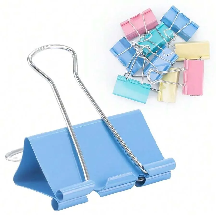 2 Inch 32 Pack Extra Large Binder Clips, Assorted Colors, Colored Jumbo Paper Clips, Big Paper Clamps, Binder Clips Large Size
2 Inch 32 Pack Extra Large Binder Clips, Assorted Colors, Colored Jumbo Paper Clips, Big Paper Clamps, Binder Clips Large Size