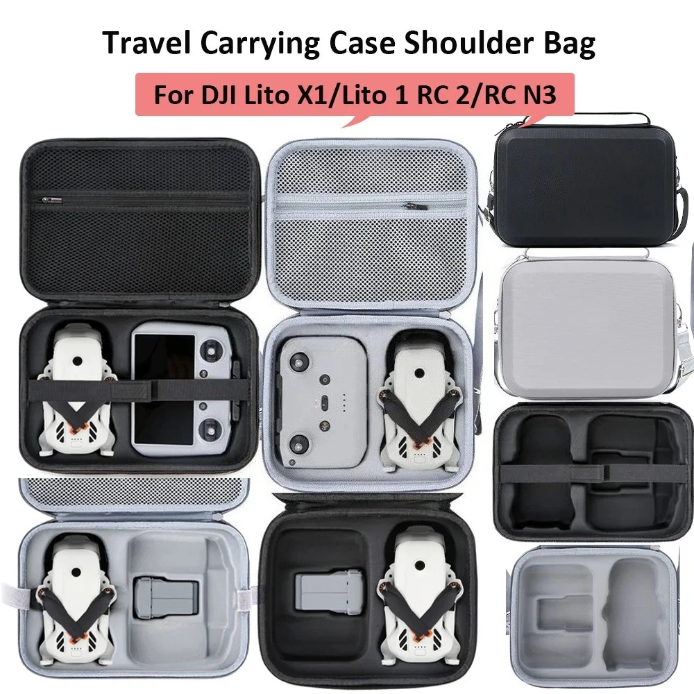PU Leather Waterproof Box For DJI Lito X1/Lito 1 Storage Bag RC 2/RC N3 Controller Protection Case Travel Portable Carrying Case
PU Leather Waterproof Box For DJI Lito X1/Lito 1 Storage Bag RC 2/RC N3 Controller Protection Case Travel Portable Carrying Case