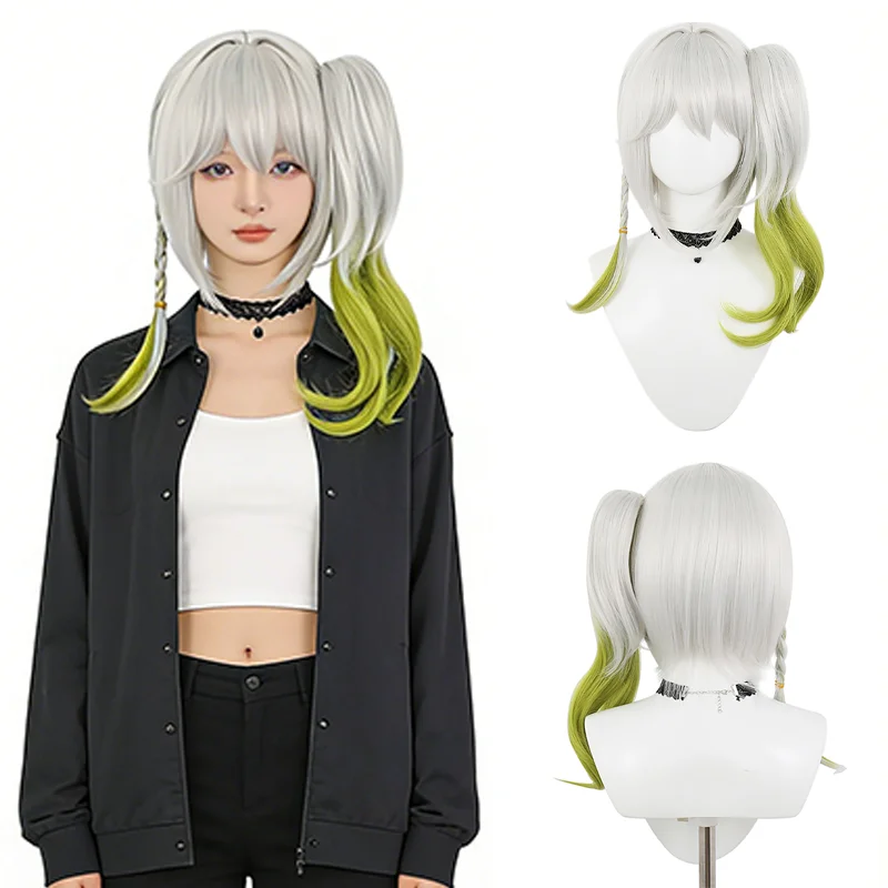 Nahida Lesser Lord Kusanali Cosplay Wig Gradient Ponytail Heat Resistant Synthetic Wig for Halloween Comic Con Party Daily Use
Nahida Lesser Lord Kusanali Cosplay Wig Gradient Ponytail Heat Resistant Synthetic Wig for Halloween Comic Con Party Daily Use