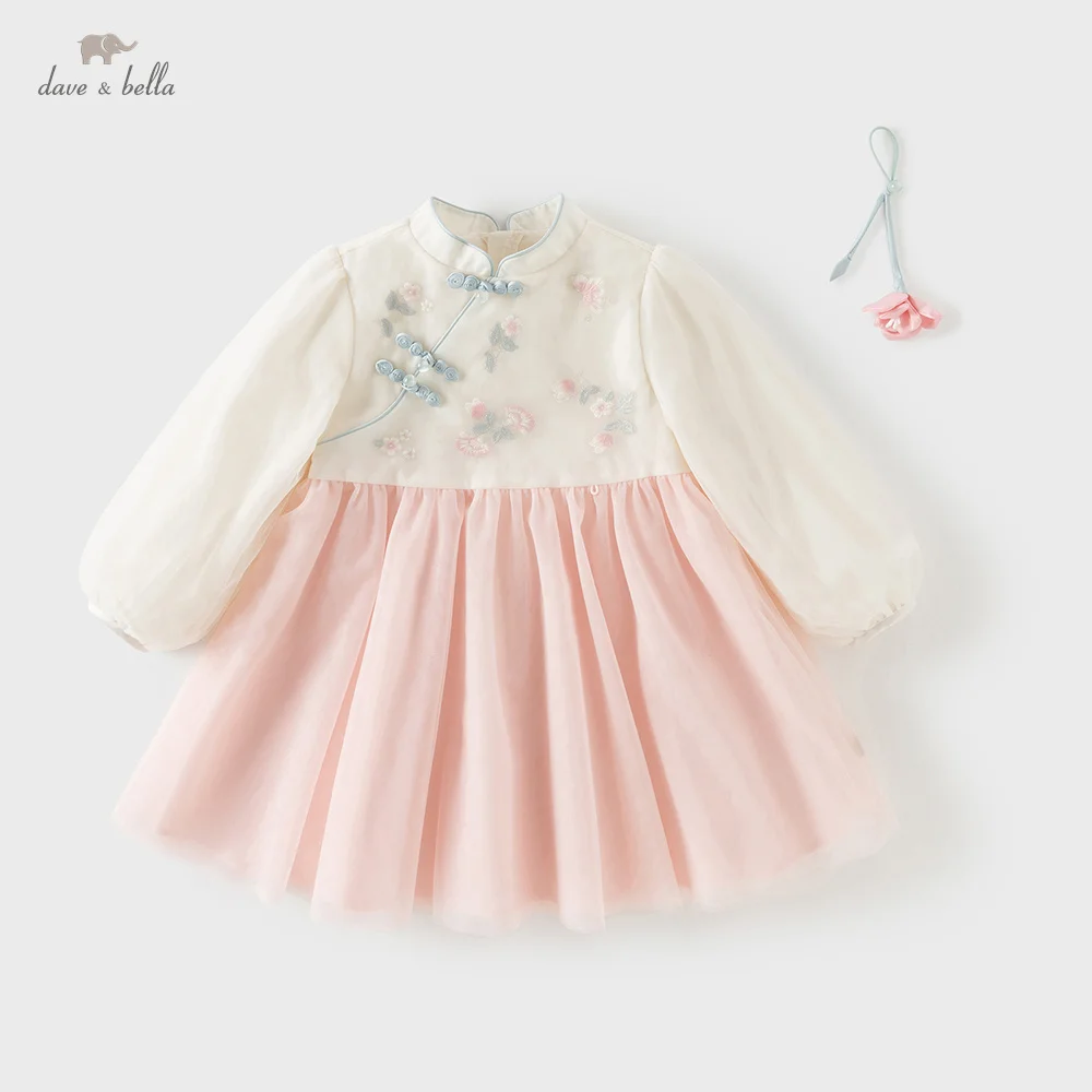 Детское сетчатое платье Dave Bella для девочек, весна-осень, очаровательное платье-ханьфу в китайском стиле, милое, элегантное, для вечеринок, DB1261014
Детское сетчатое платье Dave Bella для девочек, весна-осень, очаровательное платье-ханьфу в китайском стиле, милое, элегантное, для вечеринок, DB1261014