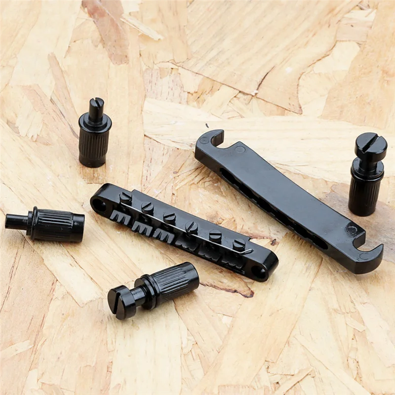 【Must-Haves】12 String Saddle Tune-O-Matic Bridge & Tailpiece Set For LP Electric Guitar Parts (Black)
【Must-Haves】12 String Saddle Tune-O-Matic Bridge & Tailpiece Set For LP Electric Guitar Parts (Black)