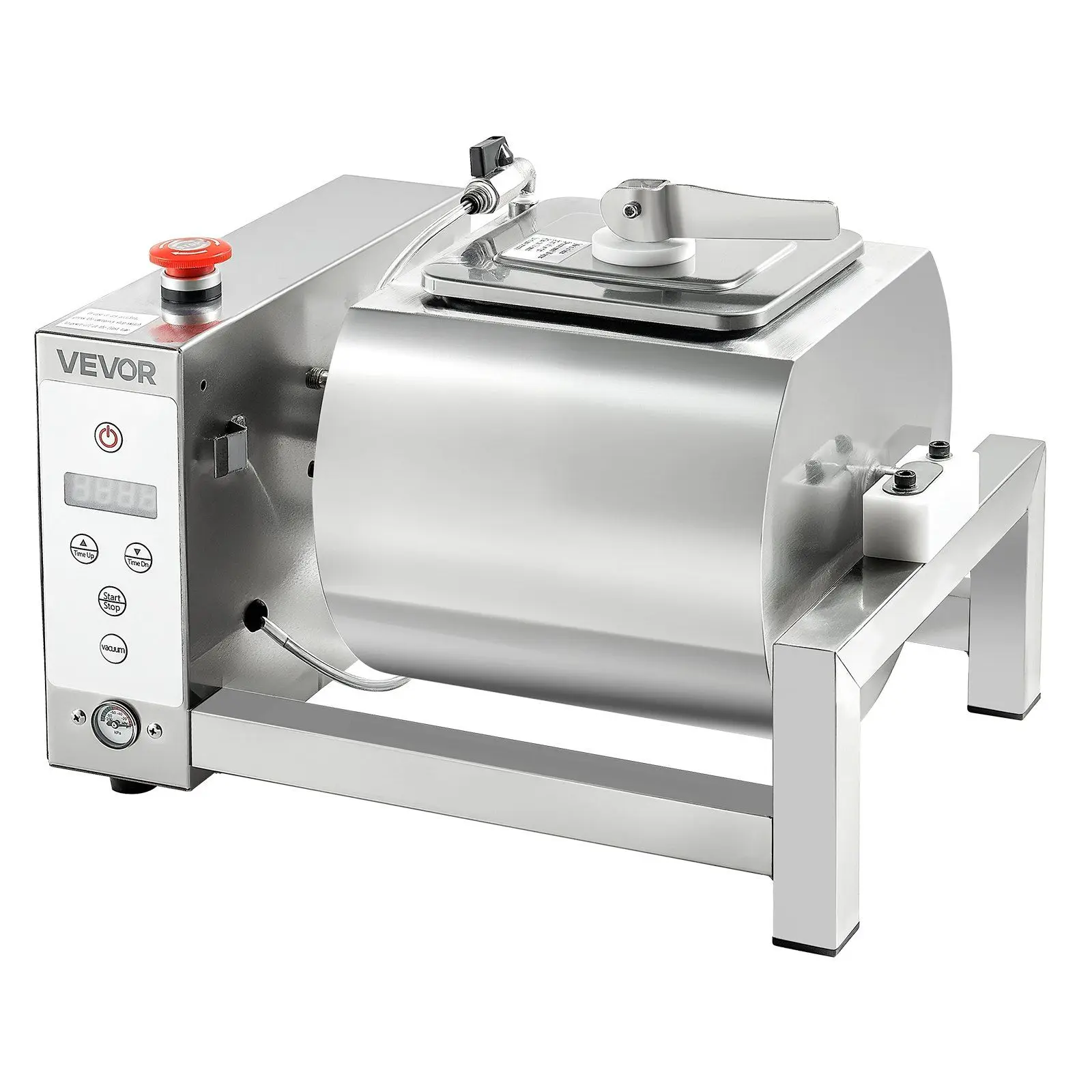 Commercial Vacuum Meat Tumbler 10L Stainless Steel Marinator Machine with Bidirectional Rotation for Chicken Beef and Fish
Commercial Vacuum Meat Tumbler 10L Stainless Steel Marinator Machine with Bidirectional Rotation for Chicken Beef and Fish