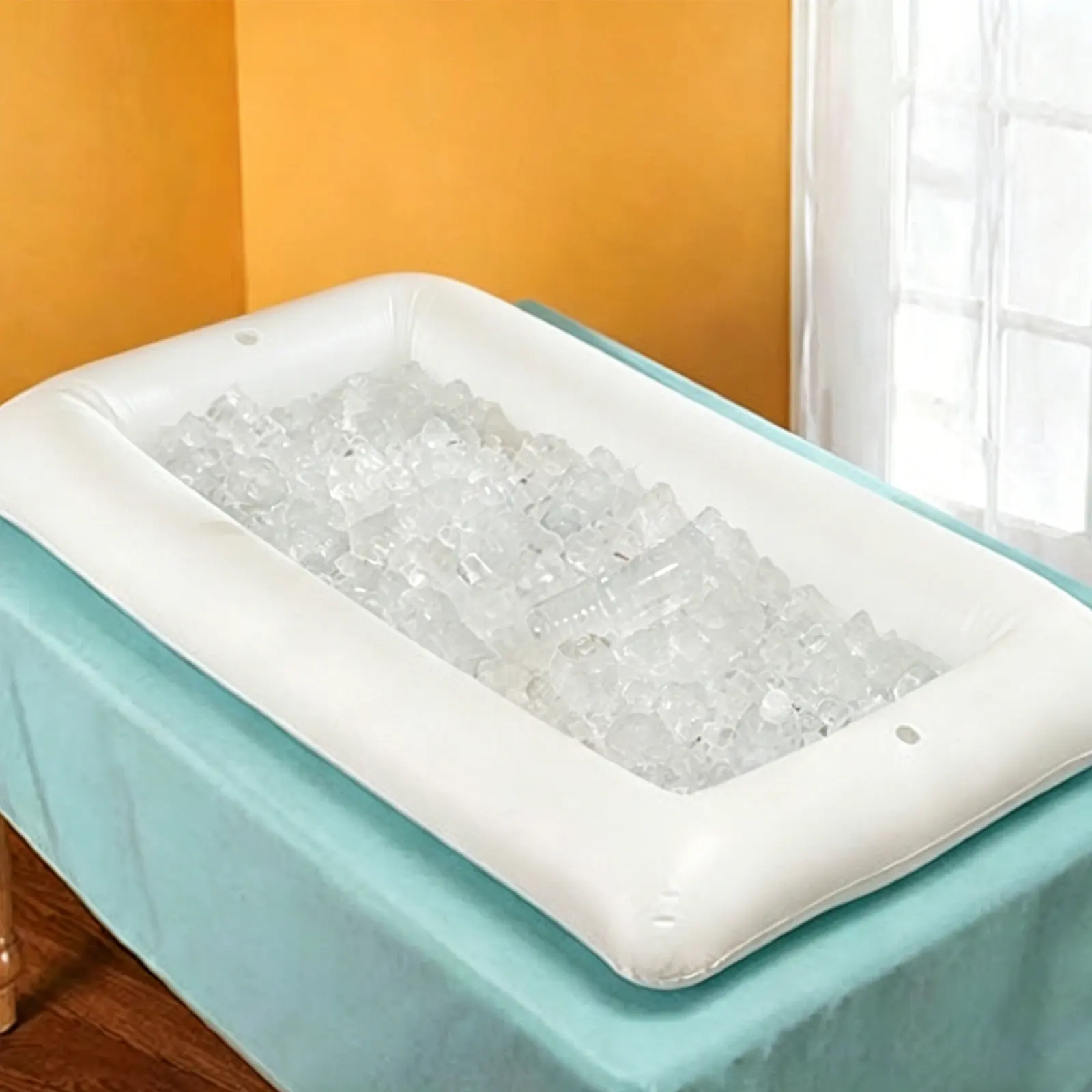 2Pcs Inflatable PVC Ice Cooler Dishes Perfect for Pool Party Bbq Camping Floating Drink Holder Salad Buffet Picnic Inflatable
2Pcs Inflatable PVC Ice Cooler Dishes Perfect for Pool Party Bbq Camping Floating Drink Holder Salad Buffet Picnic Inflatable